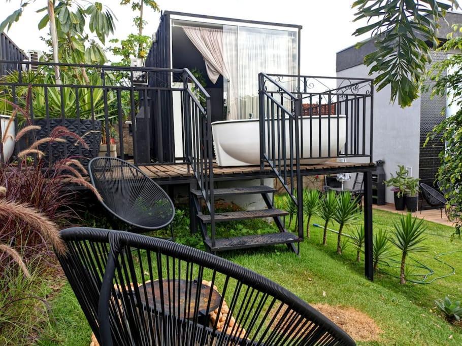 Tiny House Paraiso Minicasas Com Hidromassagem โปว์โซ อเลเกร ภายนอก รูปภาพ