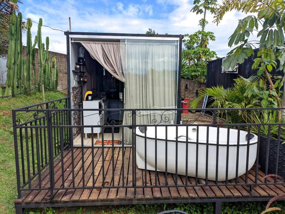Tiny House Paraiso Minicasas Com Hidromassagem โปว์โซ อเลเกร ภายนอก รูปภาพ